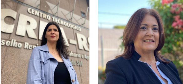 Presidente Nanci Walter (Crea-RS) e presidente Carmem Nardino (Crea-AC) 